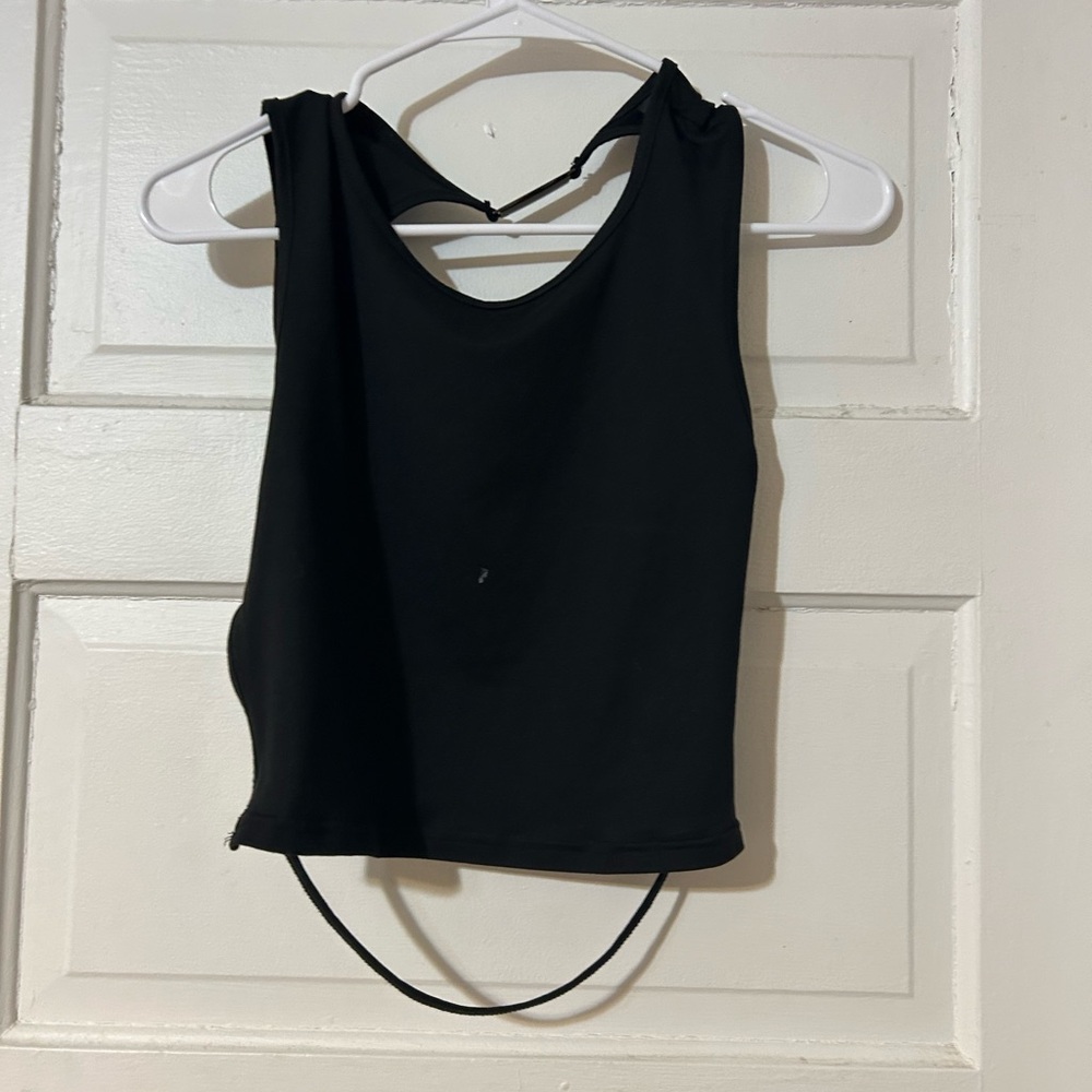 SHEIN Black Crop Top